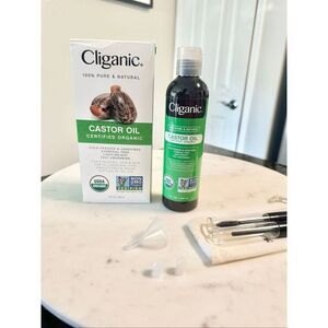 Cliganic - CASTOR OIL CERTIFIED ORGANIC - 8 fl oz